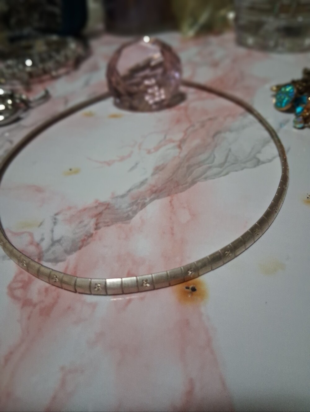 Stearling Women's Choker Necklace - Elegant Minimalist Style Small Stars